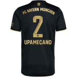 Camisola Bayern de Munique Dayot Upamecano 2 Equipamento Segundo 2021-2022 Manga Curta